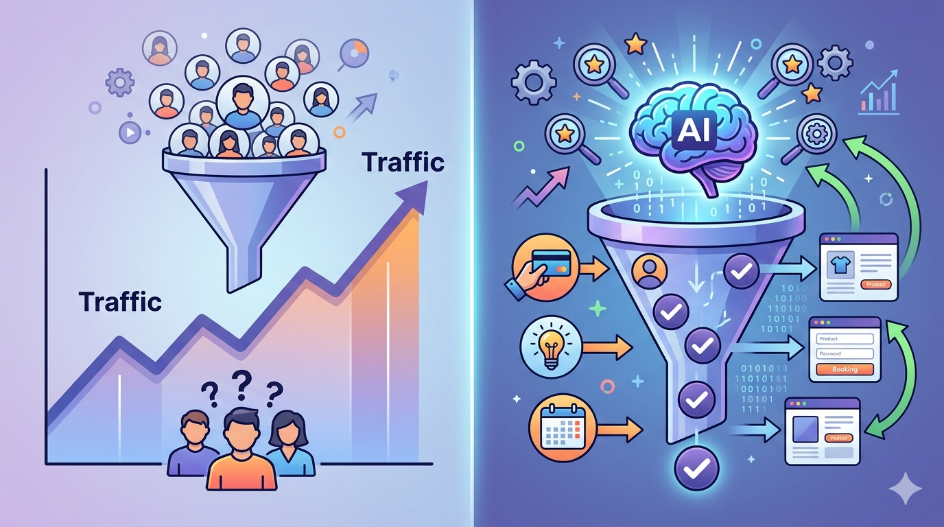 Modern CRO Isn’t About More Traffic – It’s About Matching Intent Shaped by AI Search